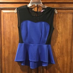 SEXY “Lipstick” sheer top